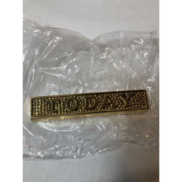 Admor Office Vintagesolid Brass Executive Planner Desk Paper Weight